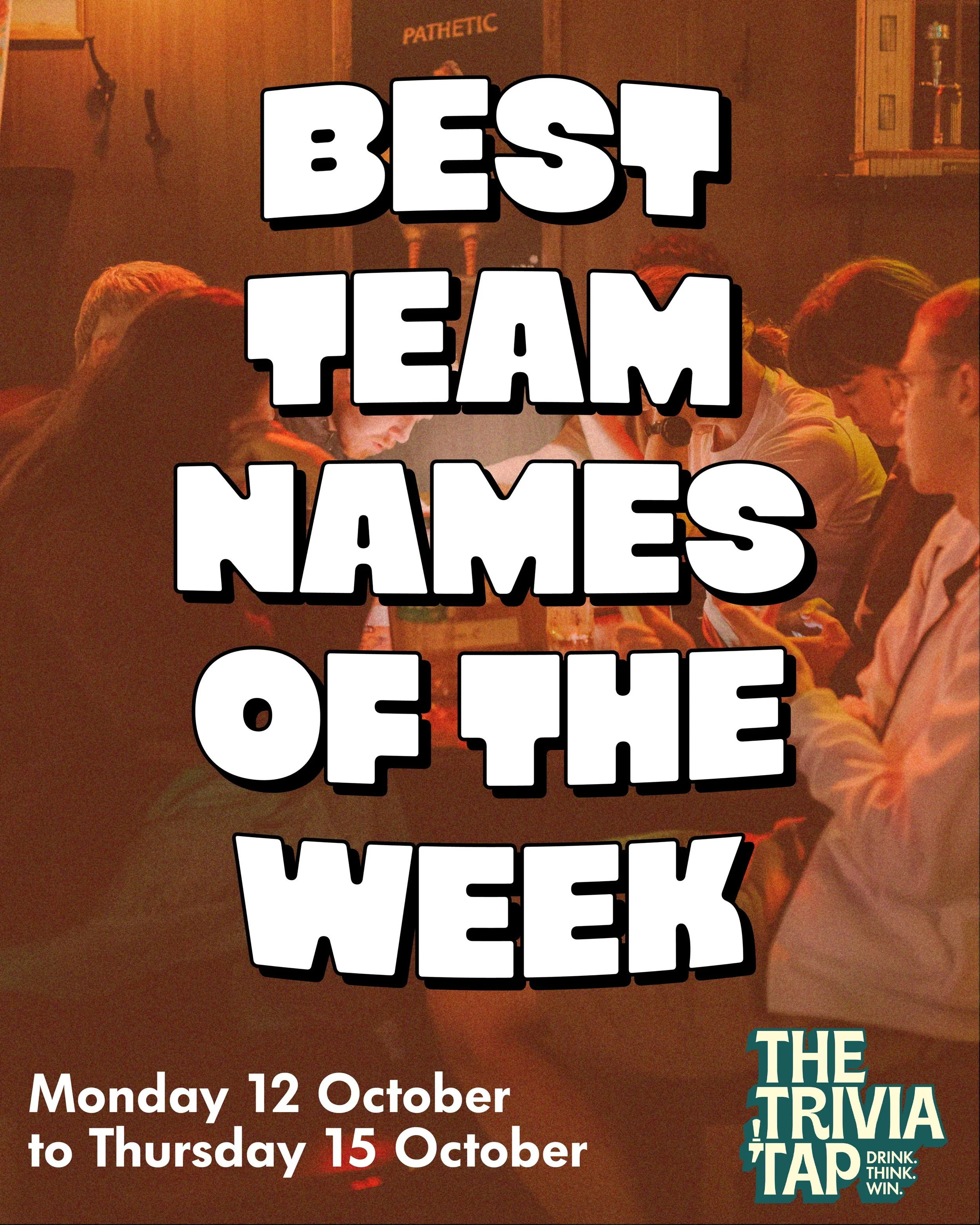 It&rsquo;s that time of the week, everybody&hellip; 😆

Have a read through another glorious collection of the Illawarra&rsquo;s best team names and see if yours made the cut! 🧠