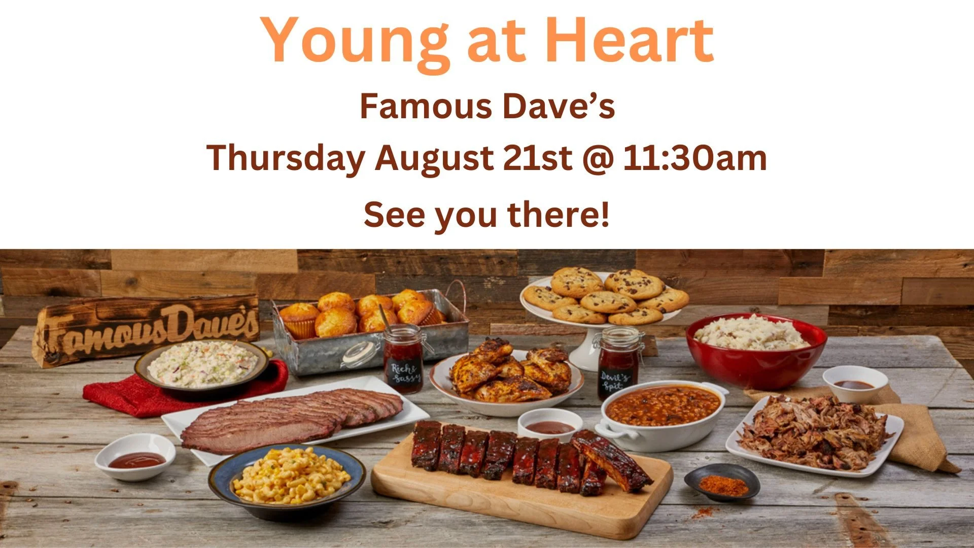 Young at Heart will meet for lunch