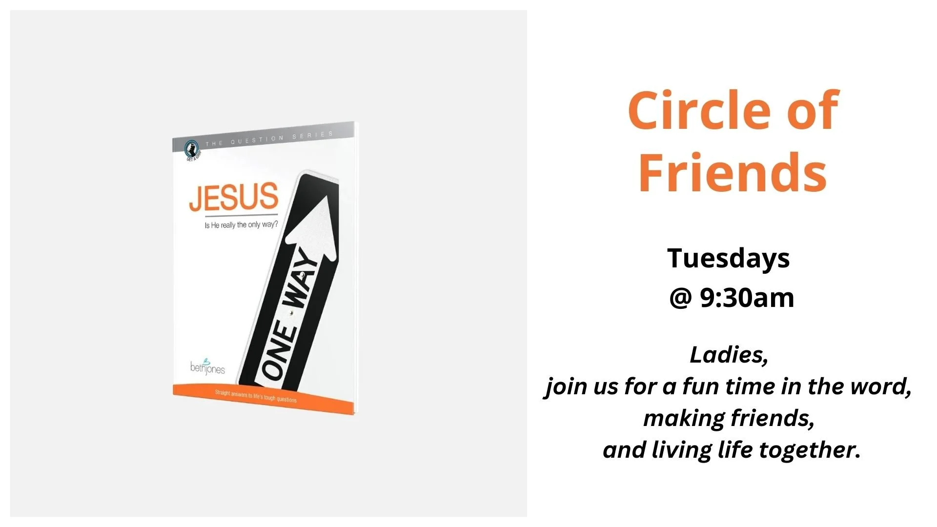 Circle of Friends - Women's Bible Study