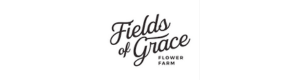 Fields of Grace Flower Farm logo with cursive text