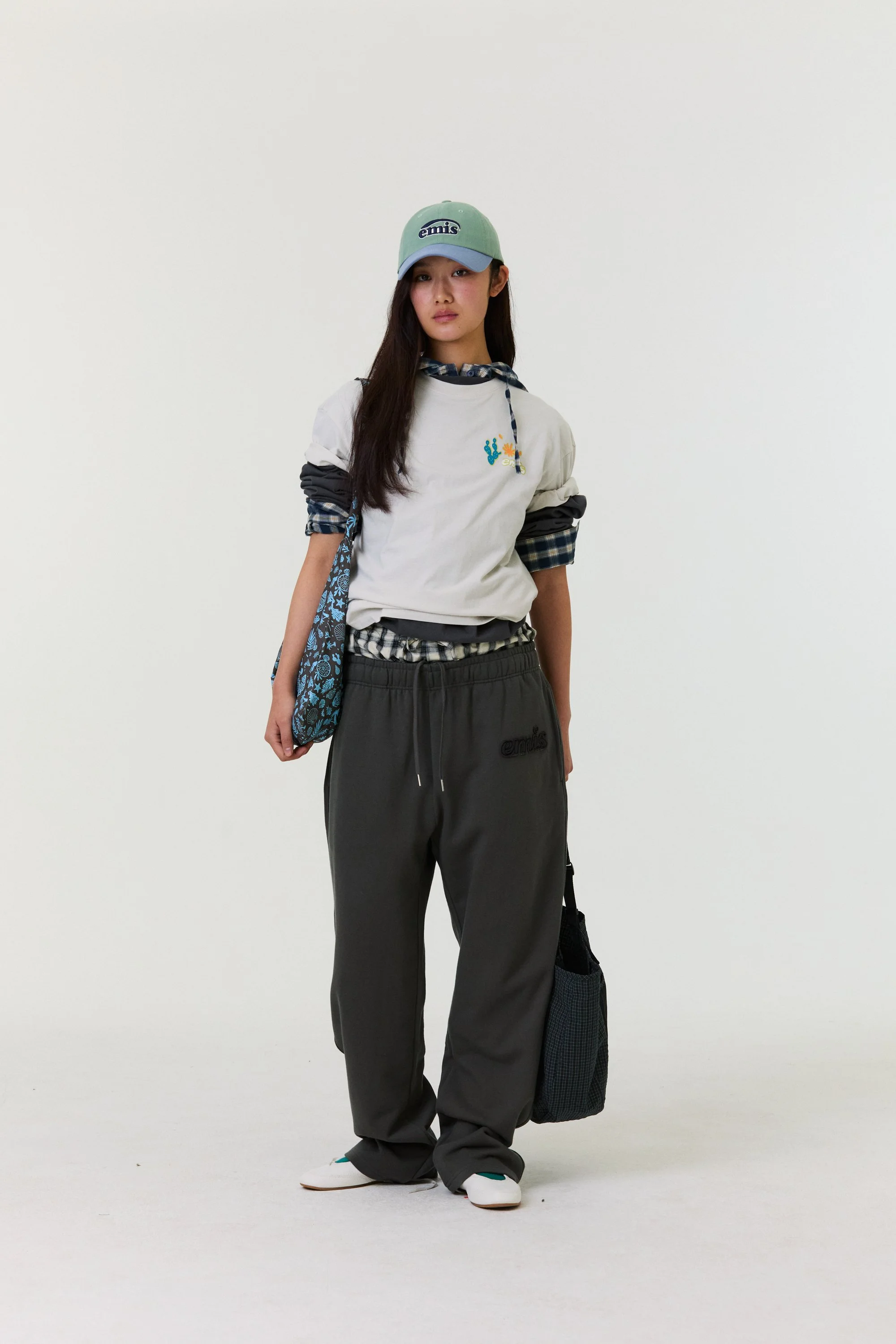 DUO LOGO TWO TONE BALL CAP-BLUE