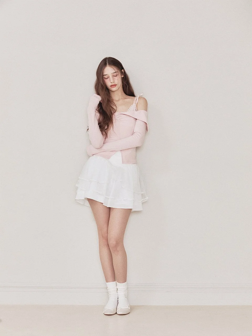 Bunny top set (Pink)