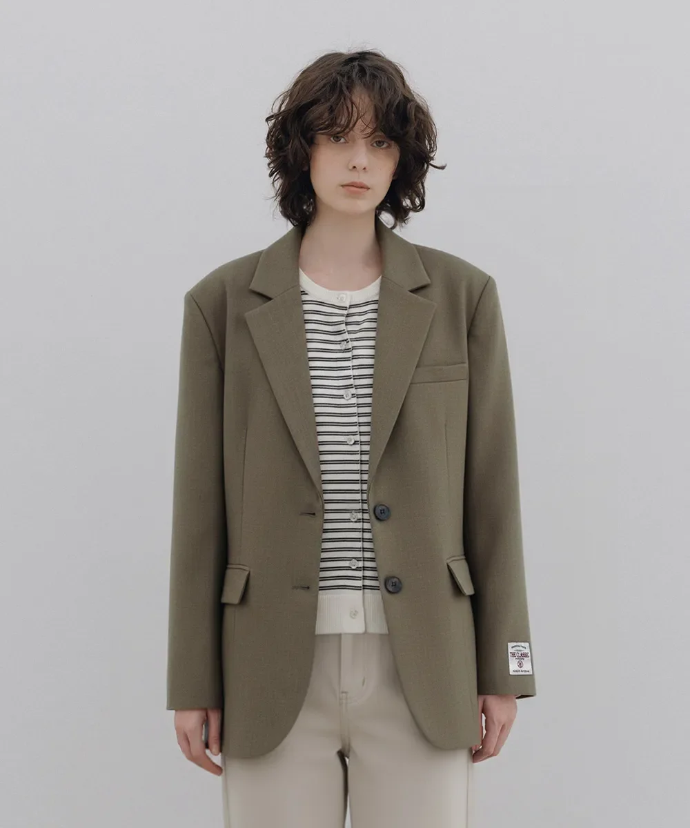 Over-fit Single Jacket