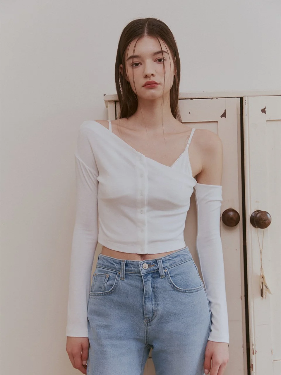Yui cardigan set (White)