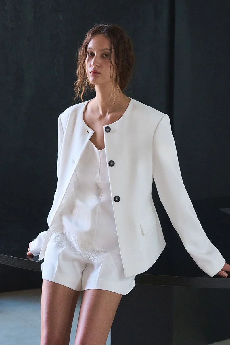 SINGLE-BREASTED TAILORED JACKET