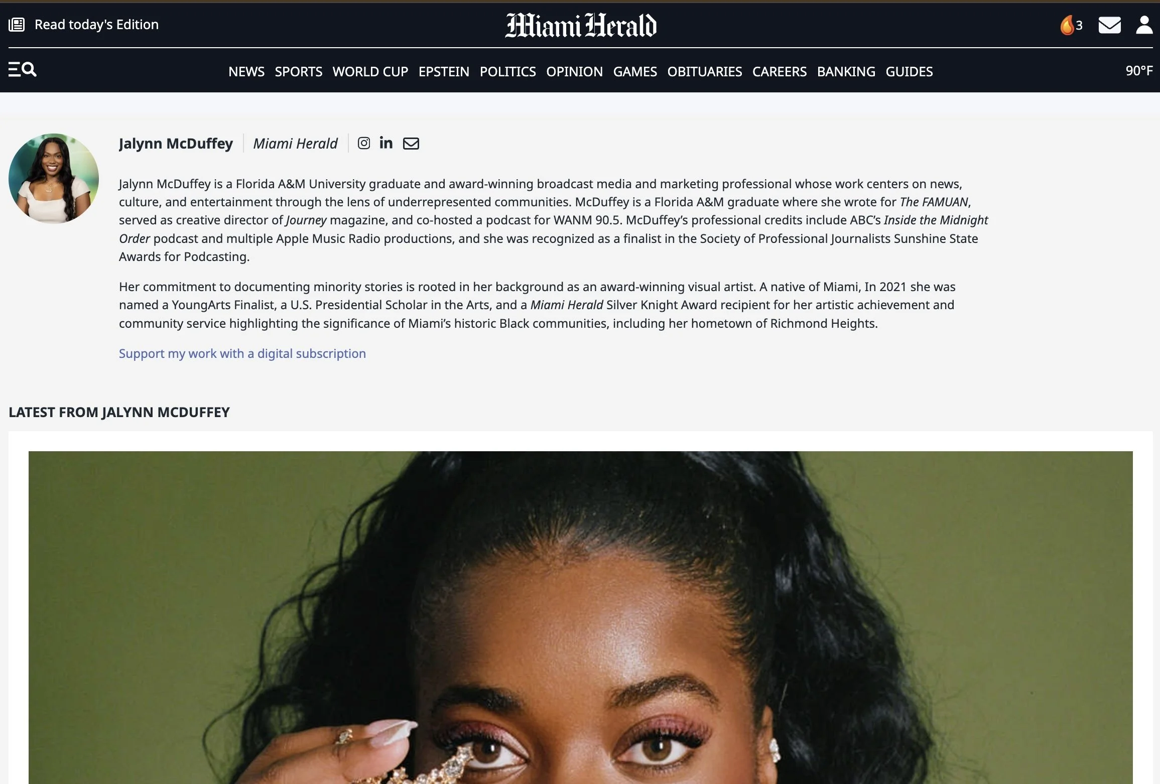 Miami Herald - Audience Engagement Intern