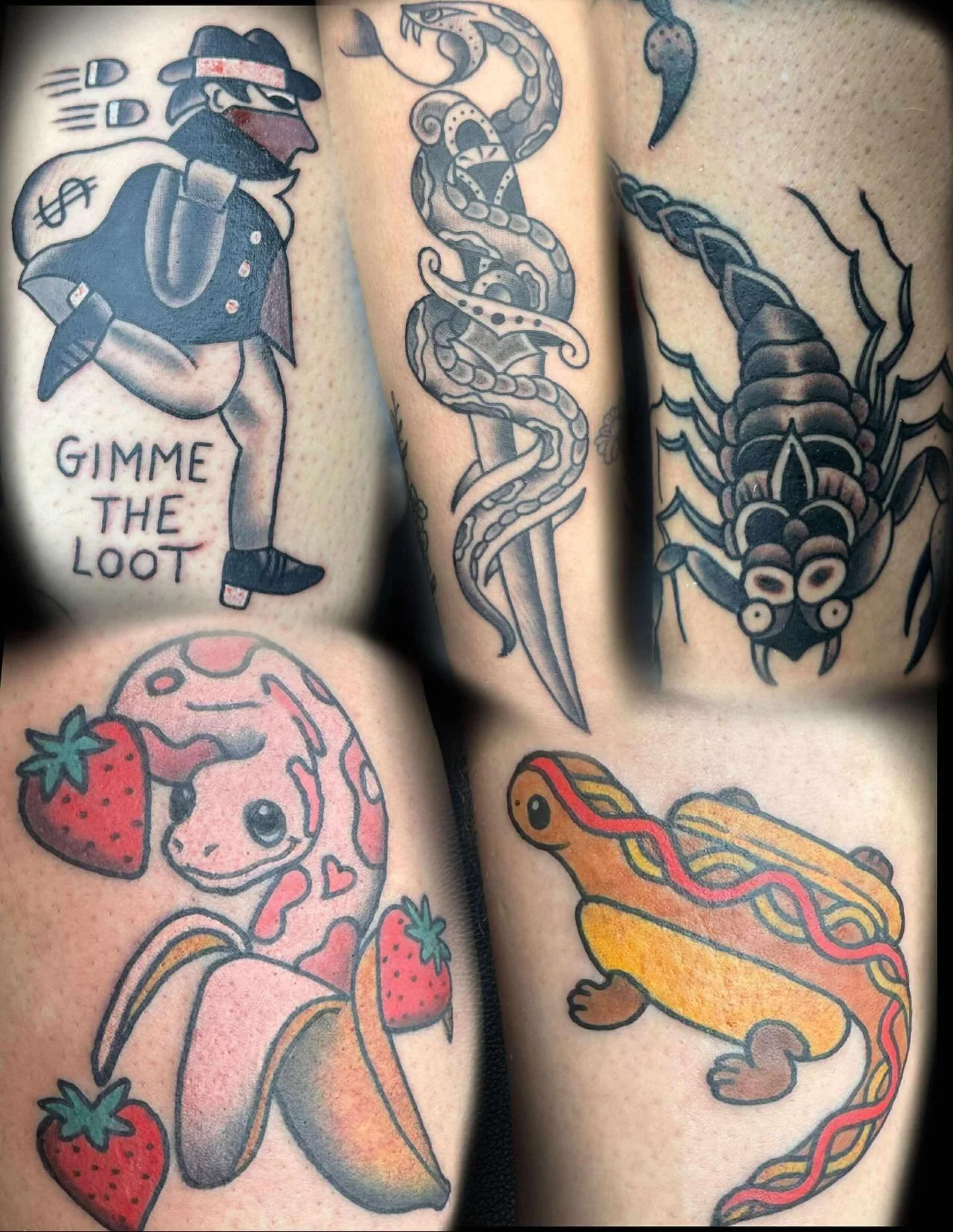 Want a tattoo that&rsquo;ll still look solid in 10 years? @keaglescout has some bold that will hold for ya. Crispy lines #traditionaltattoo #traditionalart #dallastattooartist #rockwalltattoo #rockwall #yournewfavoriteink #blastedtattoocare #silly #g