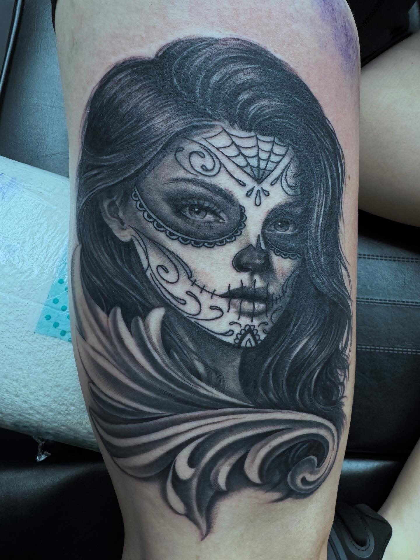 @tattoosbybobcat is versatile in many style. #fypage #fyp #tattoo #artist #art @blastedtattoocare @industryinksusa