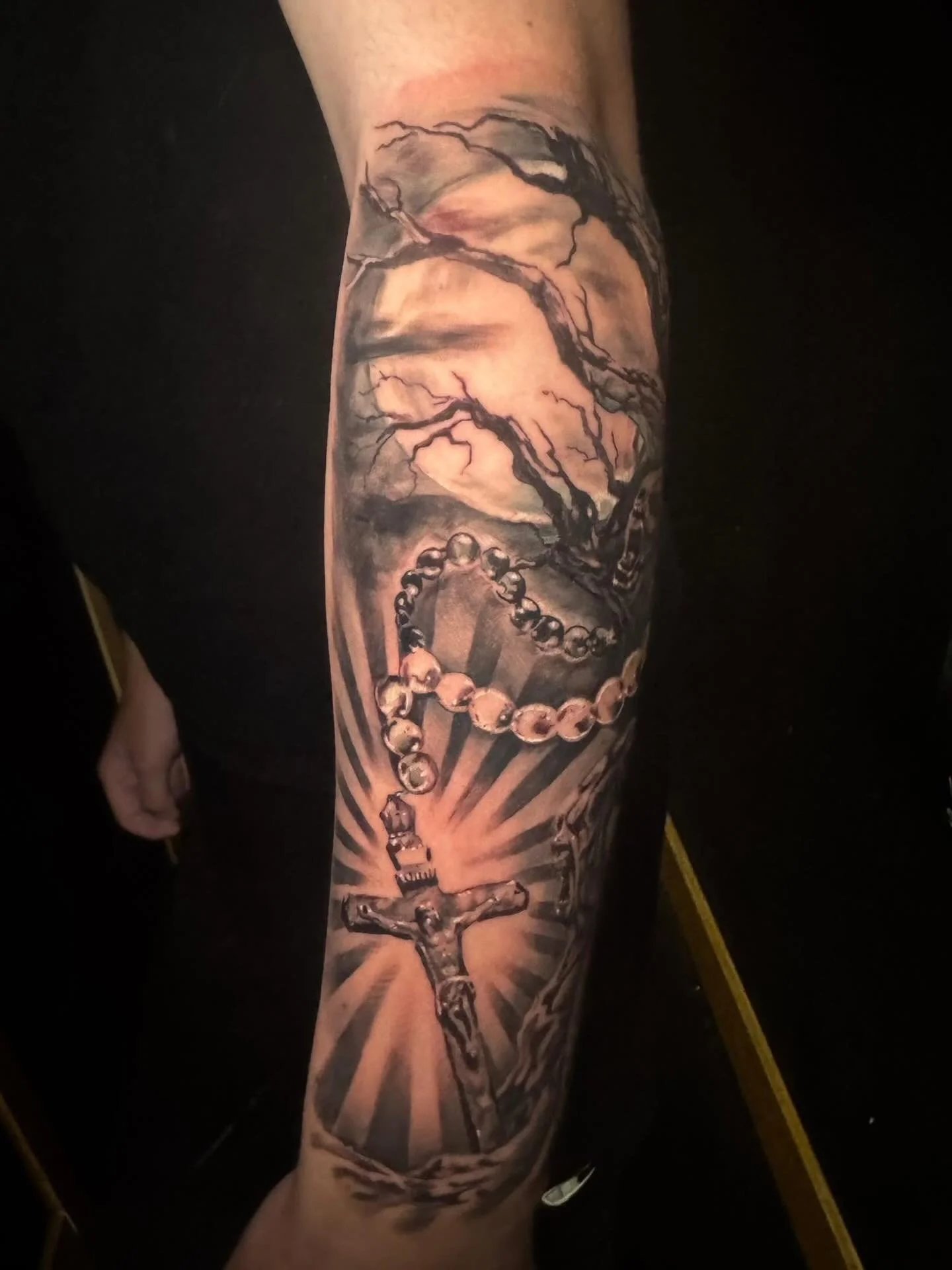 Black and grey done by @mason_live2ink #fyp #tattoo #art #blackandgreytattoo #artwork