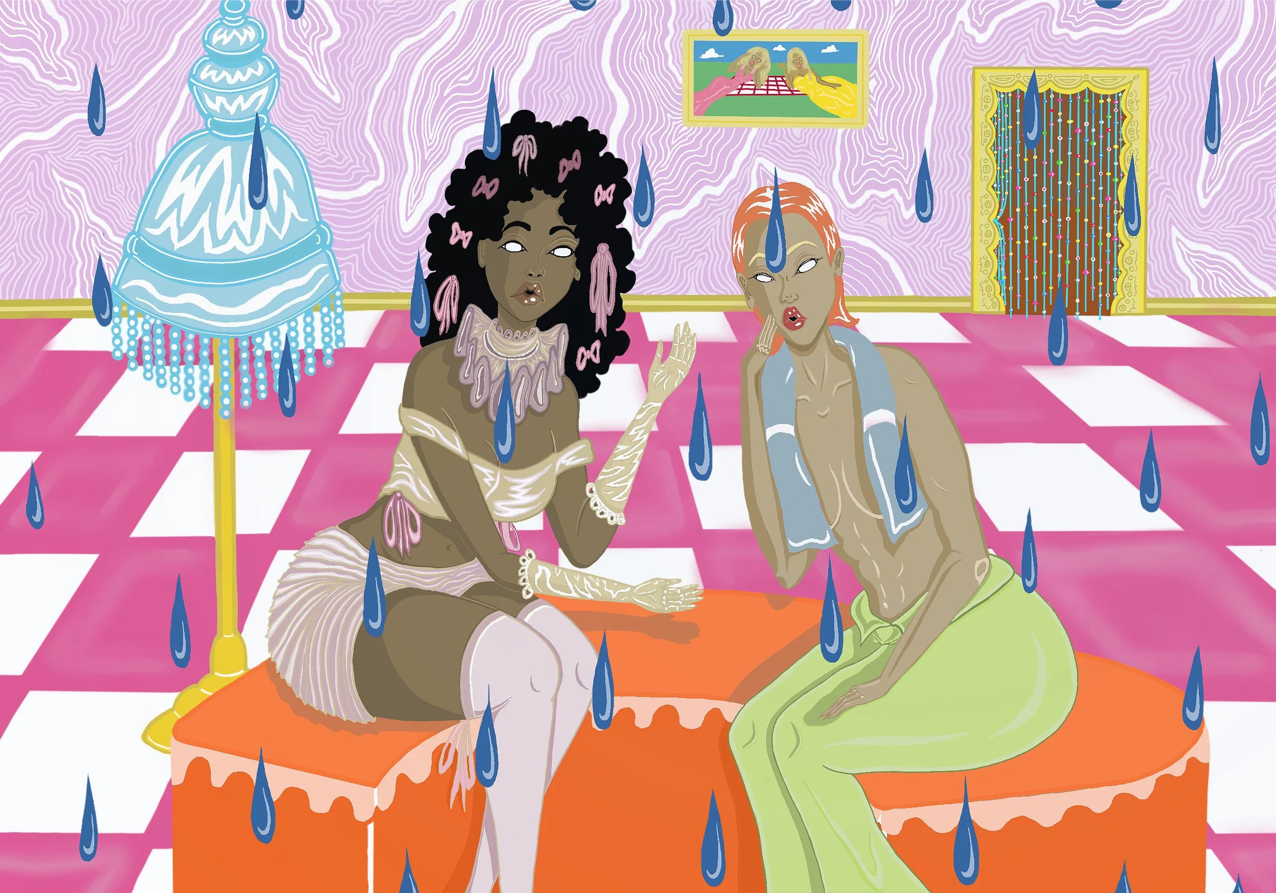 POTINS SOUS SOIR DE PLUIE