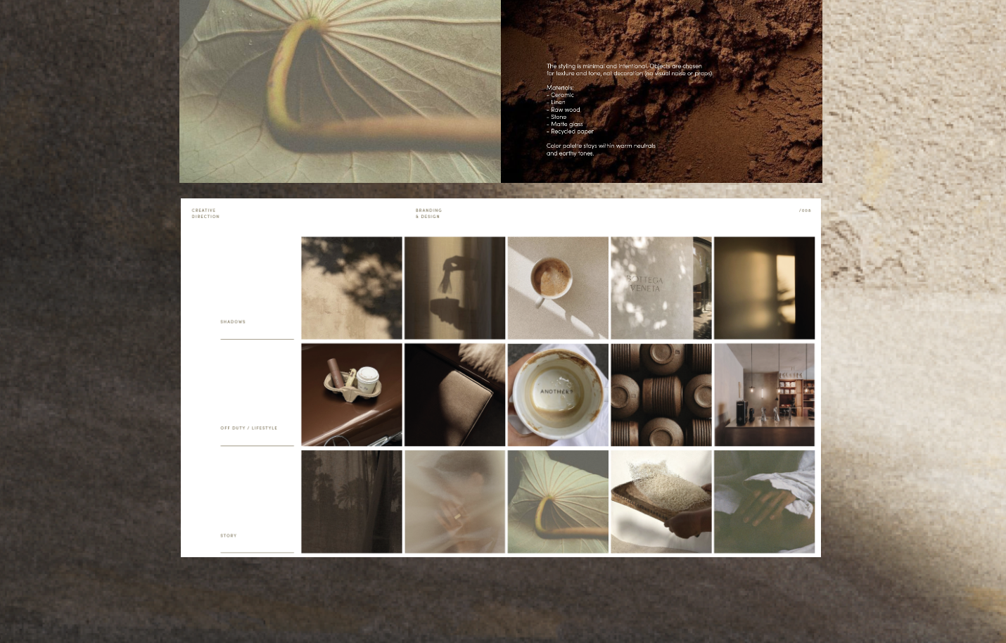 warm creative direction for a Netherlands based coffee brand