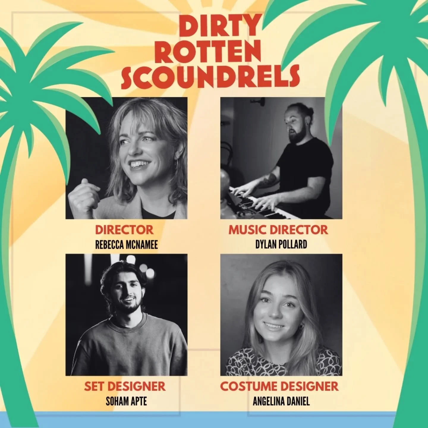 Leave your morals at the door! Get ready to be seduced, swindled, and swept off your feet -Dirty Rotten Scoundrels is hitting the Hayes in a glittering new production that’s all charm, chaos, and con artistry at its most delicious.
We’r