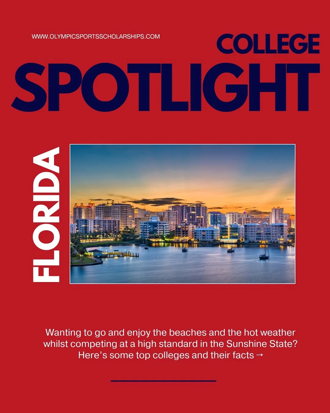 ☀️ Florida: where sunshine meets speed.

If you&rsquo;re an athlete dreaming of studying and competing in the US, Florida should be on your radar. The state is home to some of the nation&rsquo;s most competitive Track &amp; Field programs, from power