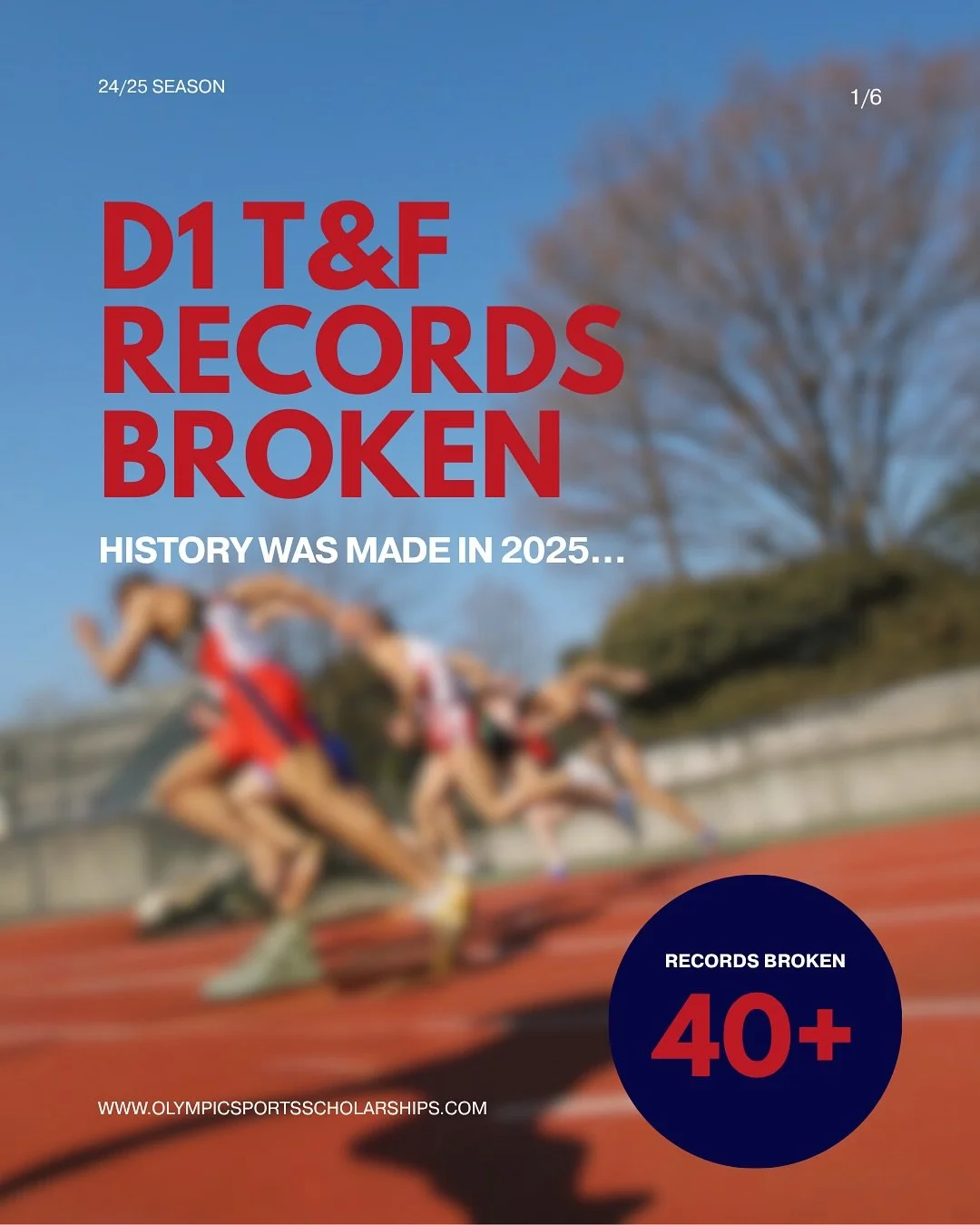 Although we&rsquo;re heading toward the end of the year, let&rsquo;s take a moment to look back at some of the most amazing records broken in D1 track &amp; field during the 2025 season! 🏃&zwj;♂️🏃&zwj;♀️

From Ethan Strand smashing indoor distance 