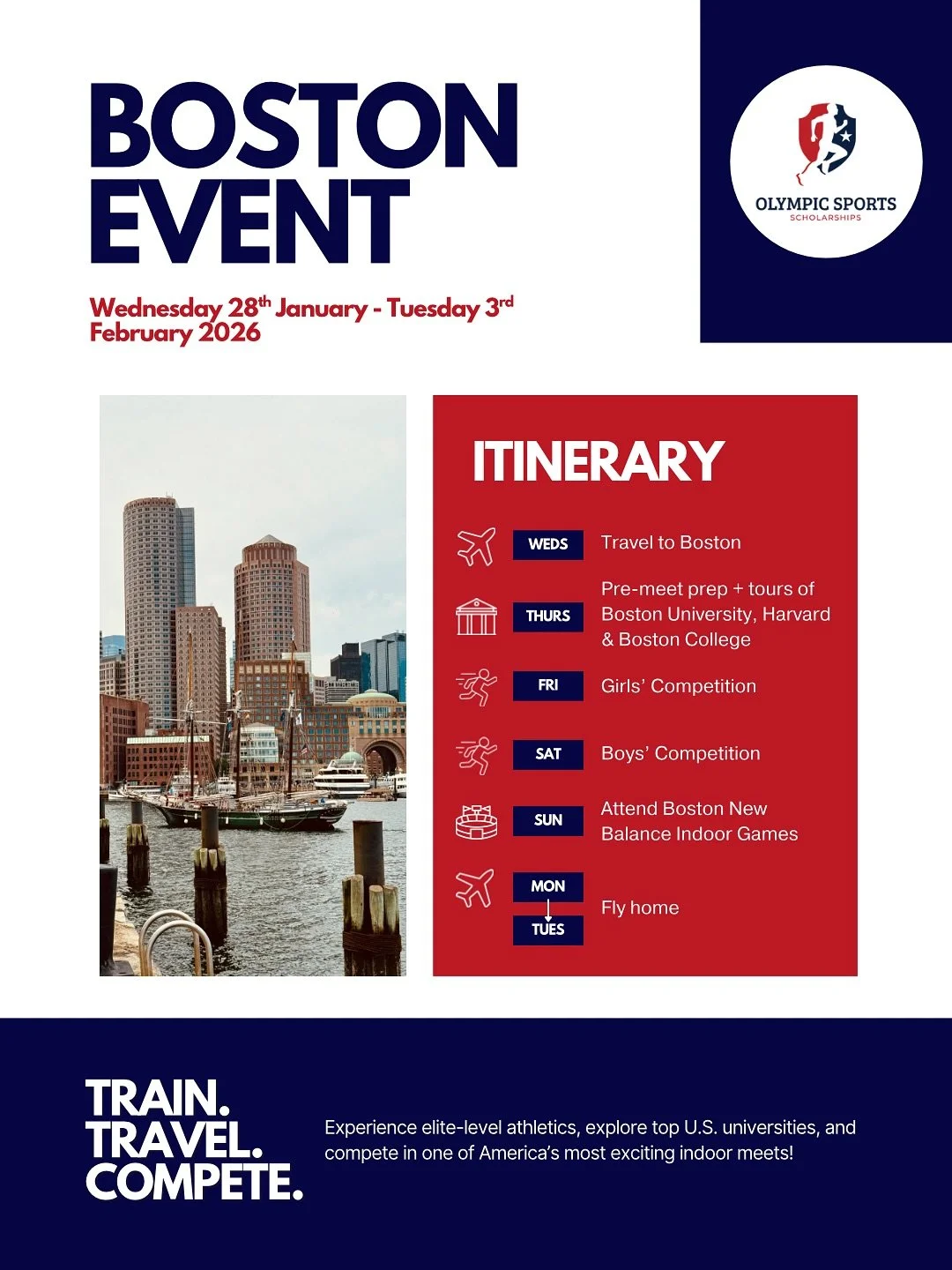 BU is undoubtedly one of the fastest tracks around 🏃&zwj;♂️💨

If you fancy running a quick time, or want to visit Boston and several top universities to see if the States is for you, join us on this trip!

Contact @danielolympicsports for more info