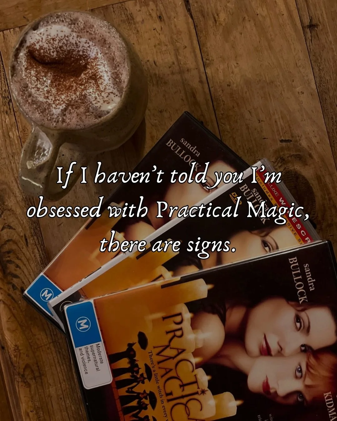 It&rsquo;s @practicalmagicmovie week, and I can quite believe it. 

The story of the Owens women shaped my life, and I like to think I bring a little of their magic with me everywhere I go.

Thank you, @ahoffmanwriter, for creating such vivid and mea