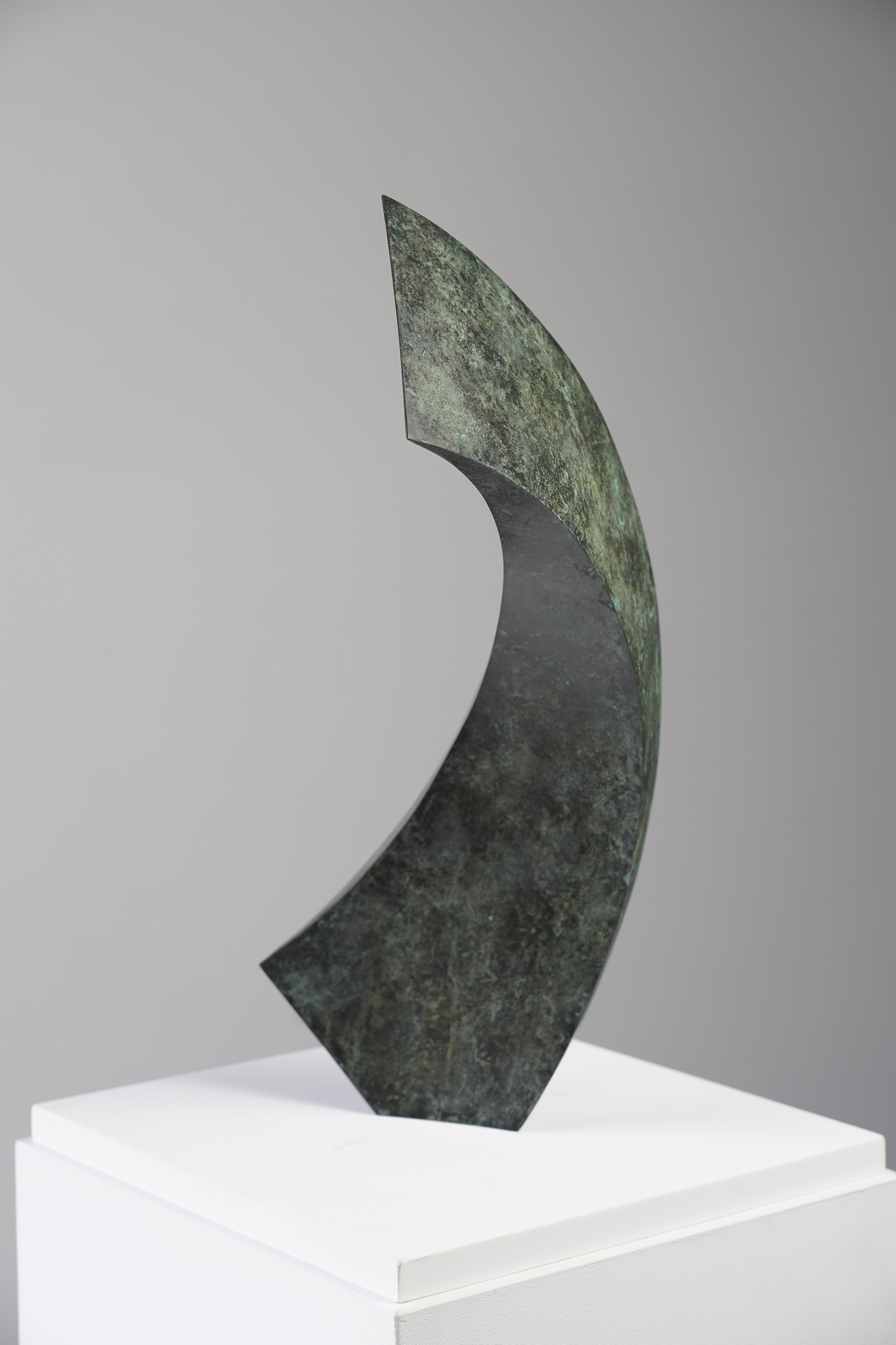 Green Figuration,  2025, Bronze patiniert, 52 x 23 x 29 cm