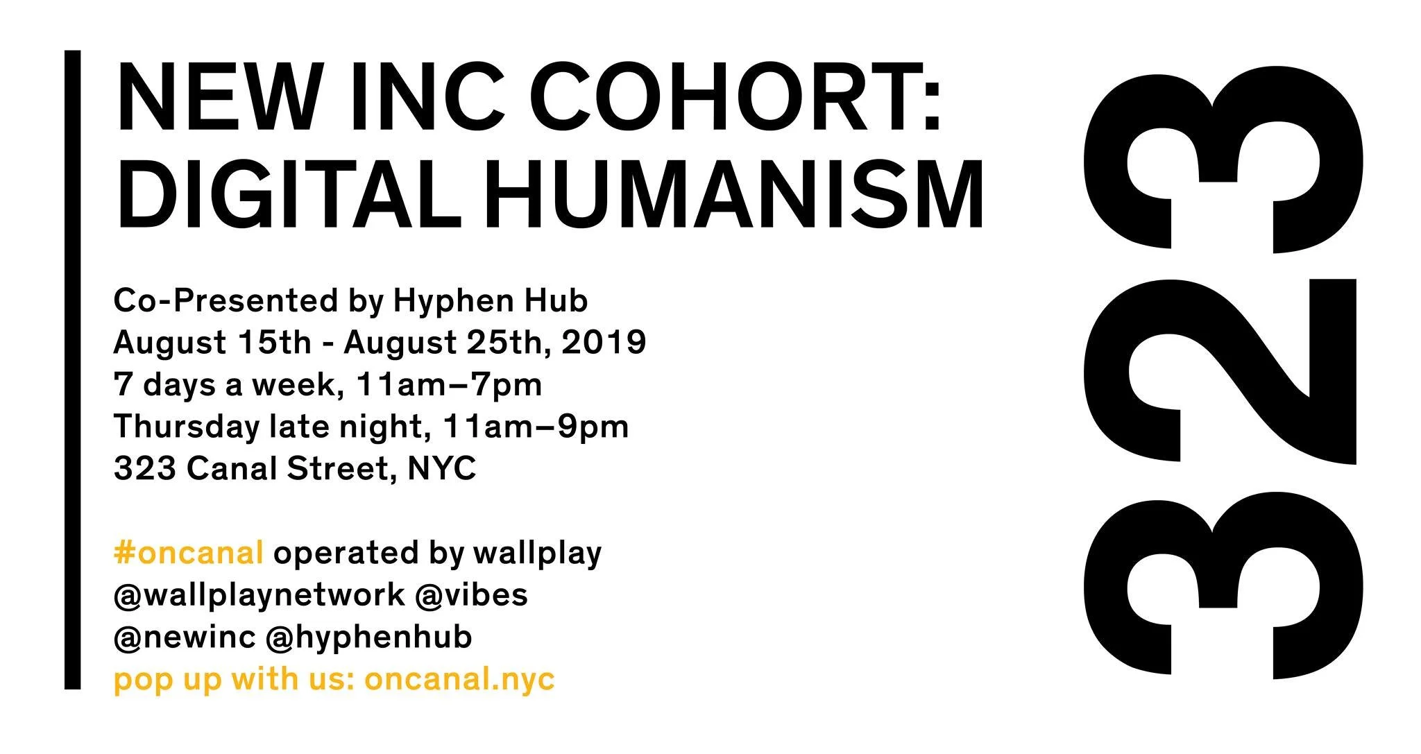 Hyphen Hub: Digital Humanism 2019 Exhibition