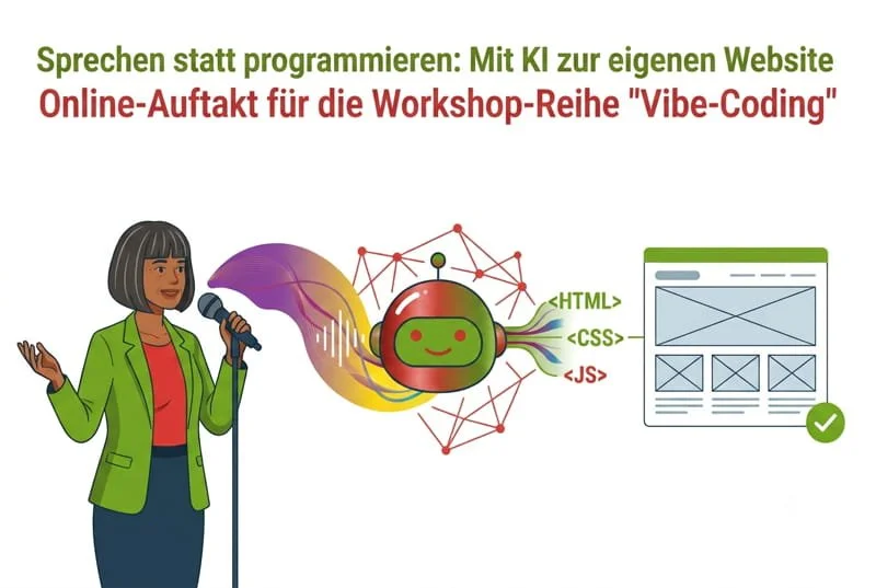 Sprechen statt programmieren: Mit KI zur eigenen Website | Online-Auftakt