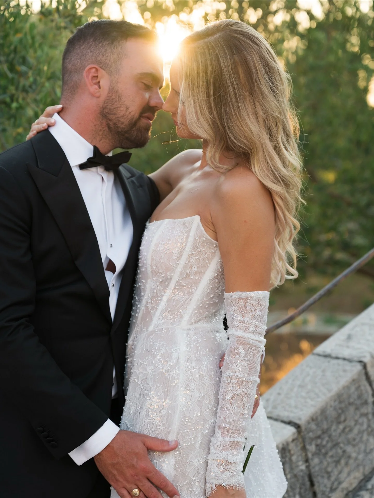 Unbelievable shots of our bride Katarina @katarinamaric____ in her custom reception mini &amp; matching gloves 🤍

Photo @lumiere_weddings 

#custombridal #bridalreimagined #beadedmini #receptionmini #receptiondress #secondlook #beadedlace #bridalmin