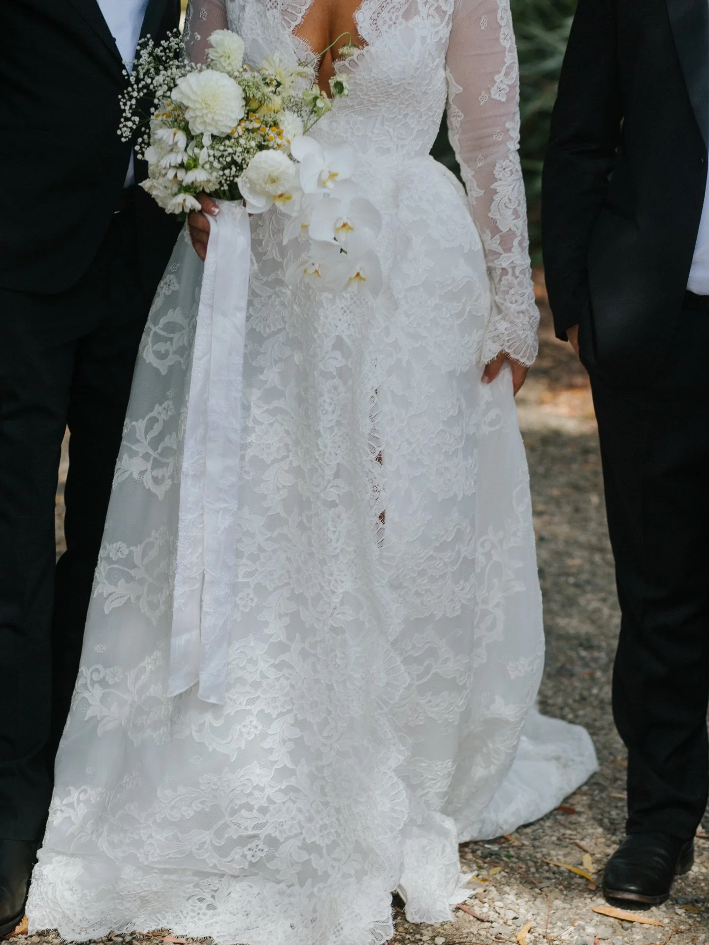 When the lace IS the look 🤍

Dress &amp; Veil @gp.creatives for bride @bridgetmccluskey__ 
Photo @letansphotography x @beksmithimages 
Florals @enjoyflorals 
Ceremony @martinboroughtreechurch 

#custombridal #bridalreimagined  #lace #laceweddingdres