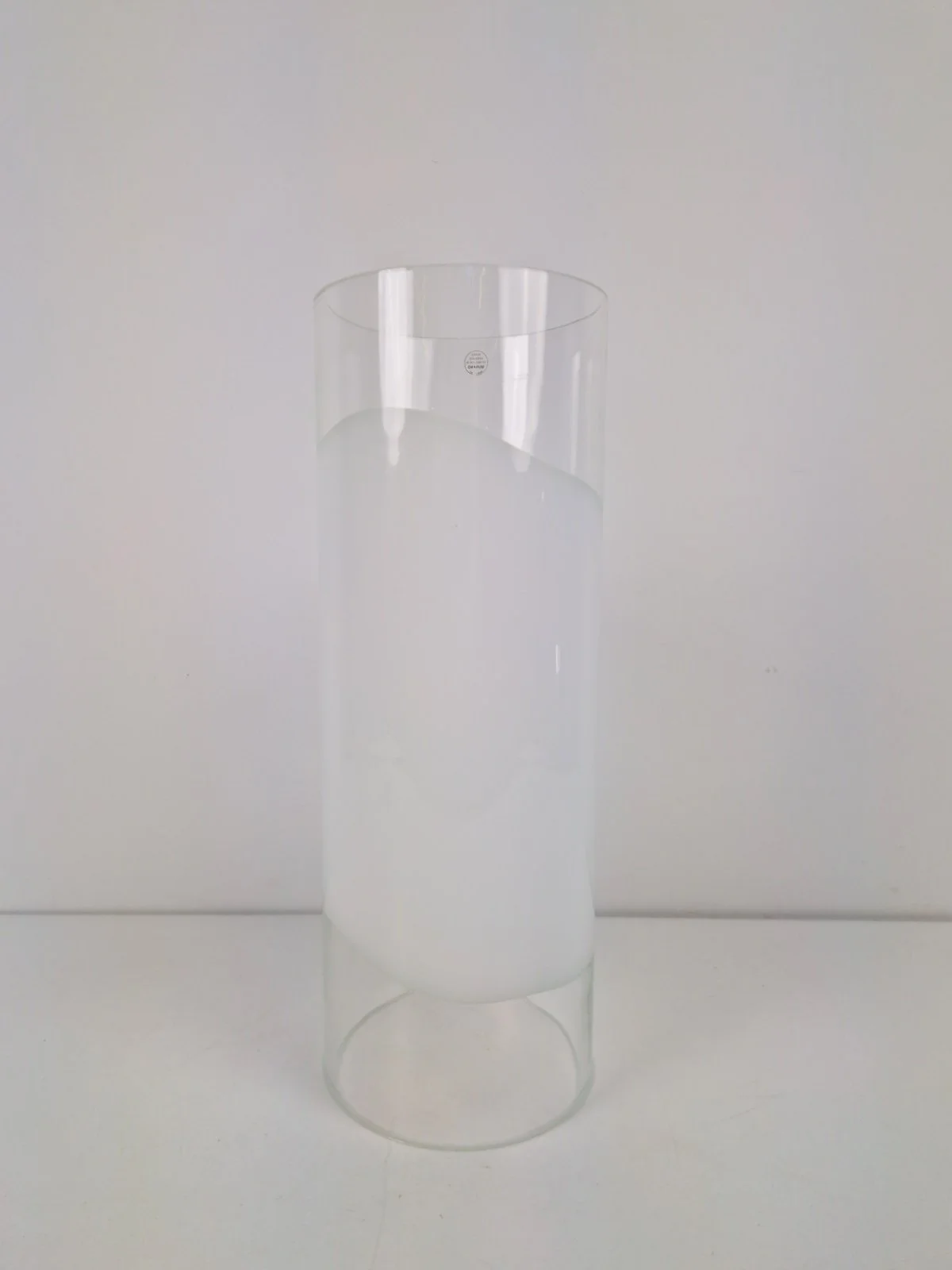 Murano glass cylinder table lamp, by Vistosi, 1990