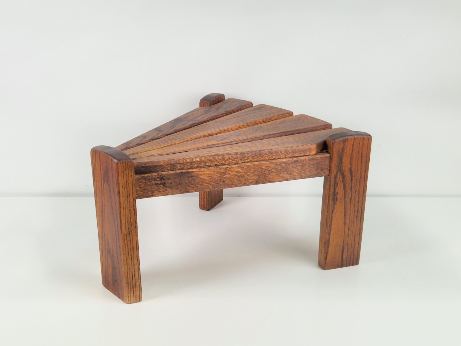 Brutalist Triangular Side Table by Dittman for Awa Radbound, 1960s