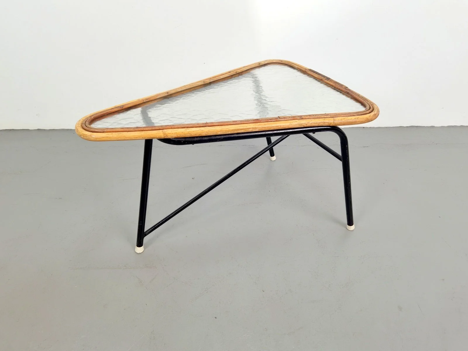Vintage Rohé Noordwold Rotan Salontafel Dirk van Sliedregt '60