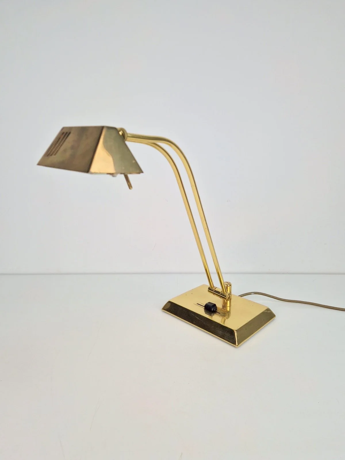 Vintage Adjustable Brass Table Lamp by Egon Hillebrand for Hillebrand Leuchten, Germany, 1970s