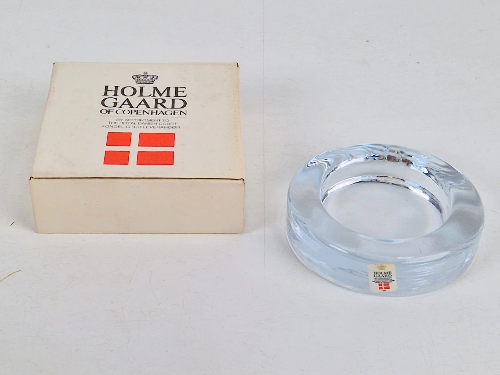 Vintage Ashtray keybowl by Torben Jørgensen for Holmegaard, 1980s
