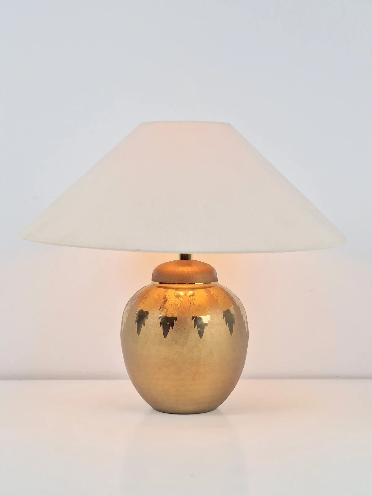 Brass Sphere Table Lamp by Louis Drimmer, France, 1970s