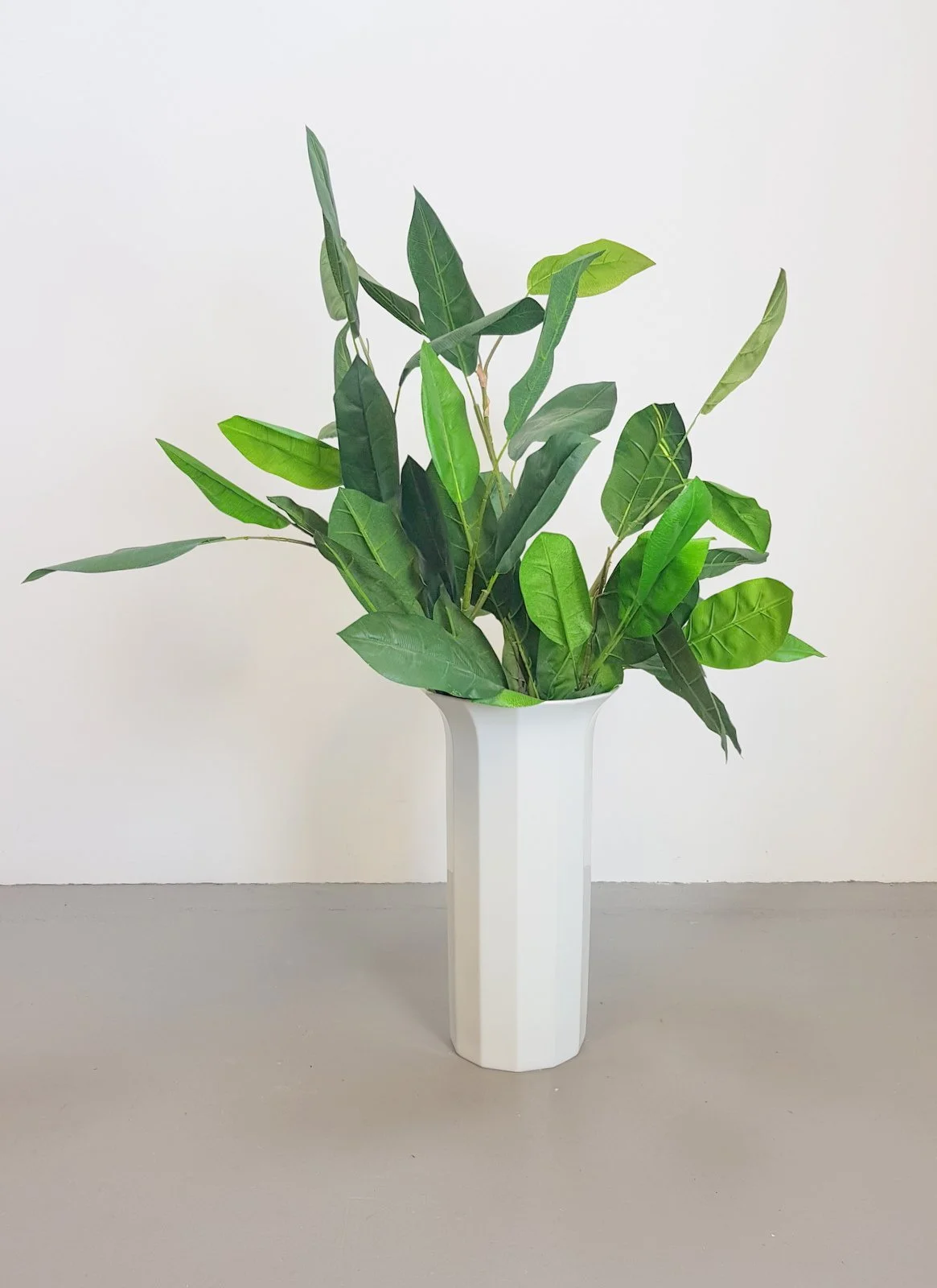 Vintage Polygon XL Floor Vase by Tapio Wirkkala for Rosenthal Studio-Line, Germany, 1980s