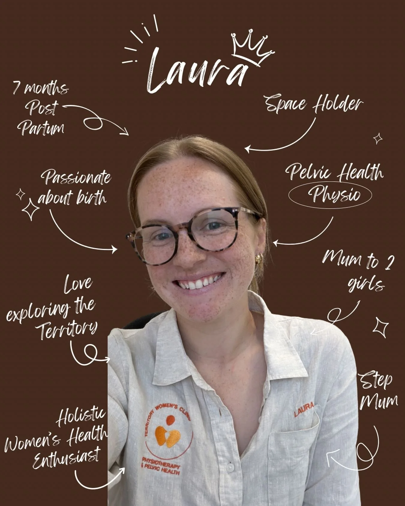 Hi, I'm Laura! 

If you're new here, I'm a Women's Health Physiotherapist 🧡. 
I support women in healing, strengthening, and reconnecting with their bodies throughout pregnancy, postpartum, and beyond.

Held to Heal was created to offer holistic hea