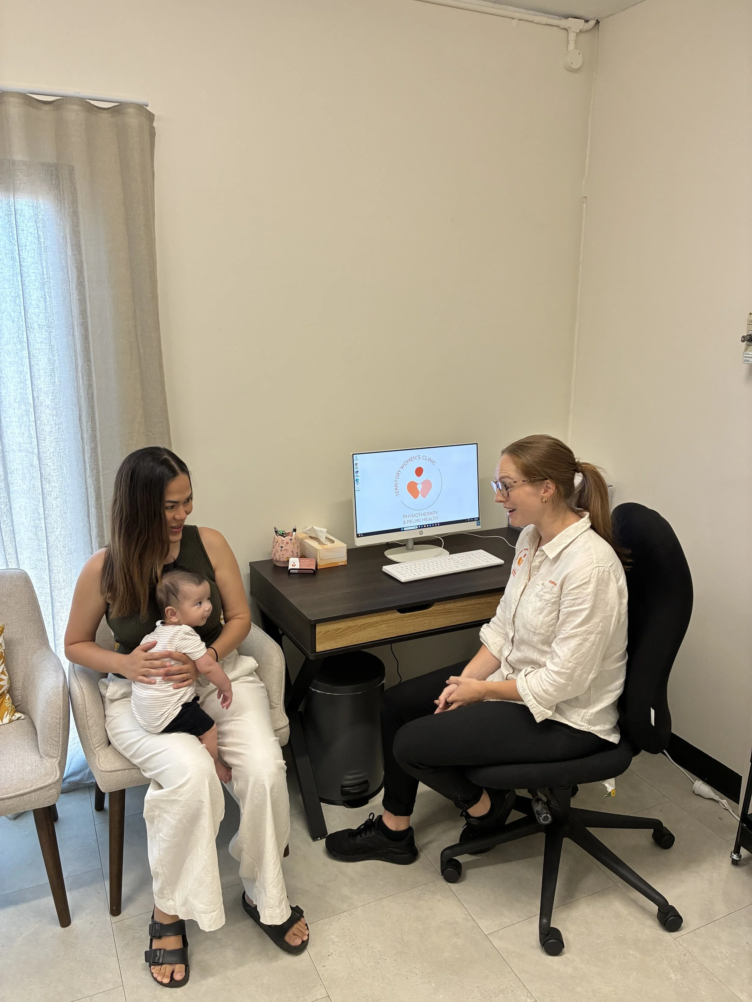 Laura Justin, women's health physiotherapist in Darwin