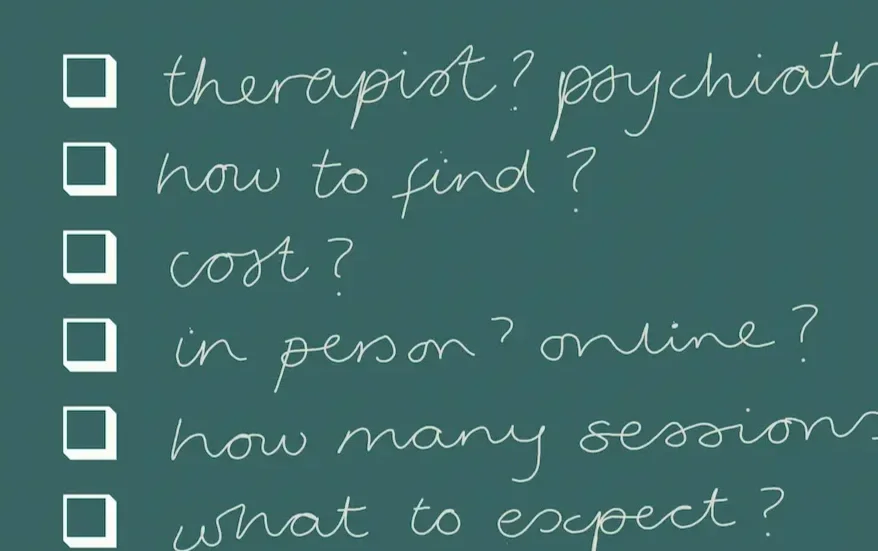 Starting therapy: everything you need to know