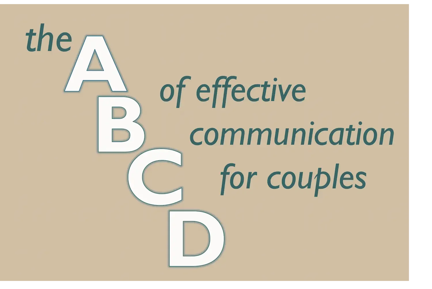 The ABCD of effective communication for couples