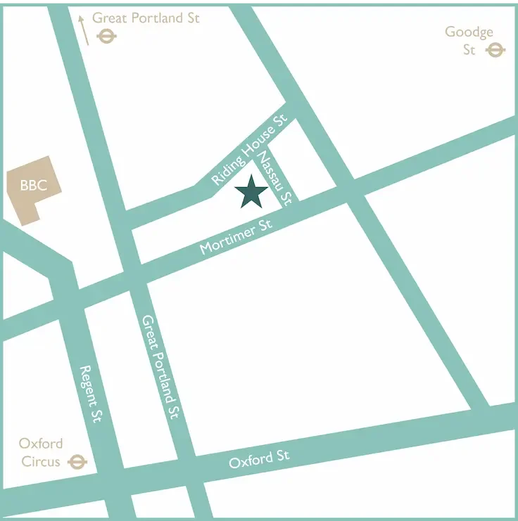 oxford circus therapy map