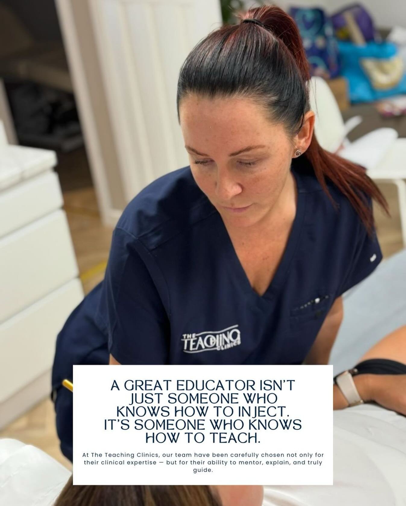 A great educator isn&rsquo;t just someone who knows how to inject.
It&rsquo;s someone who knows how to teach.

At The Teaching Clinics, our faculty have been carefully chosen not only for their clinical expertise &mdash; but for their ability to ment