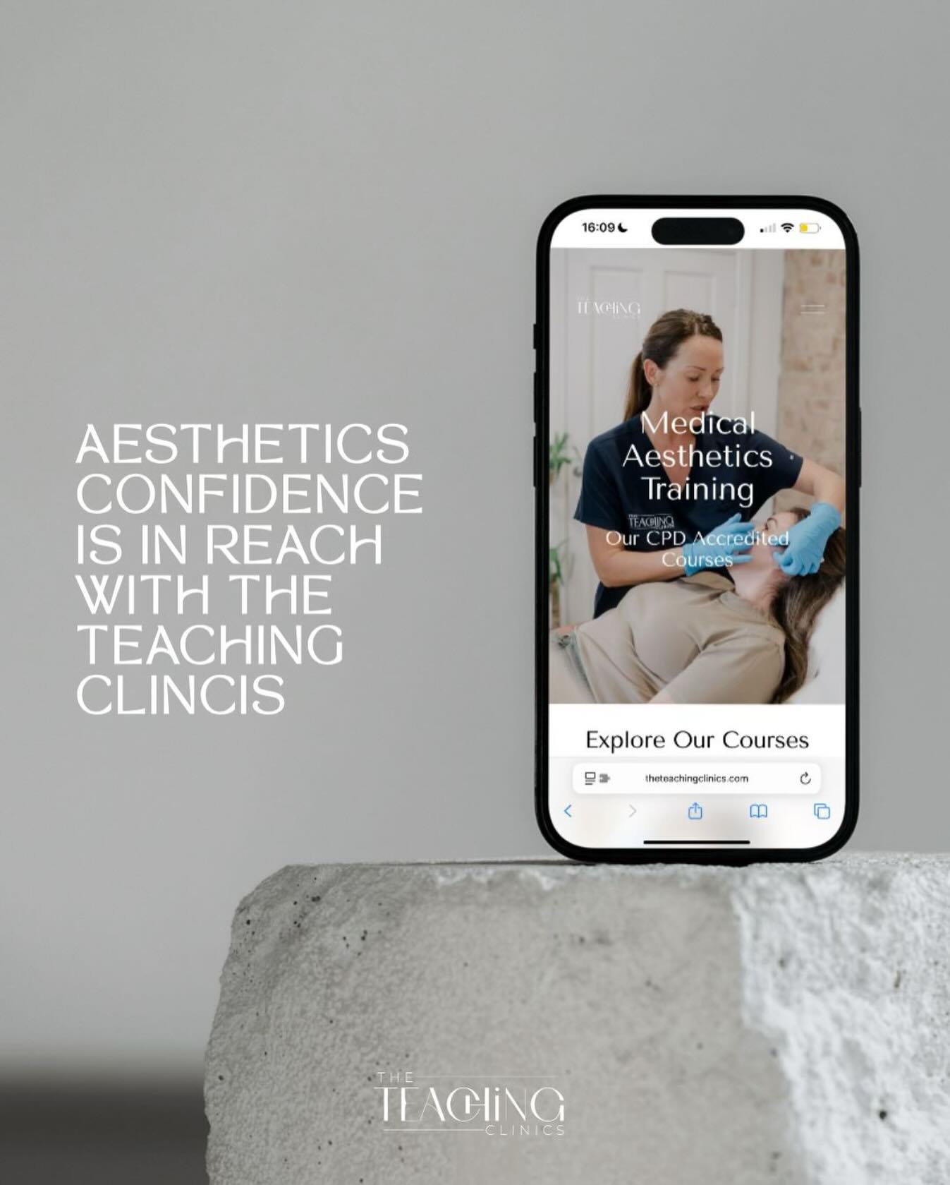 Aesthetics confidence isn&rsquo;t out of reach &ndash; it&rsquo;s right here.

At The Teaching Clinics, we&rsquo;ve created a space where healthcare professionals become safe, skilled, and self-assured aesthetic practitioners.
Whether you&rsquo;re ju
