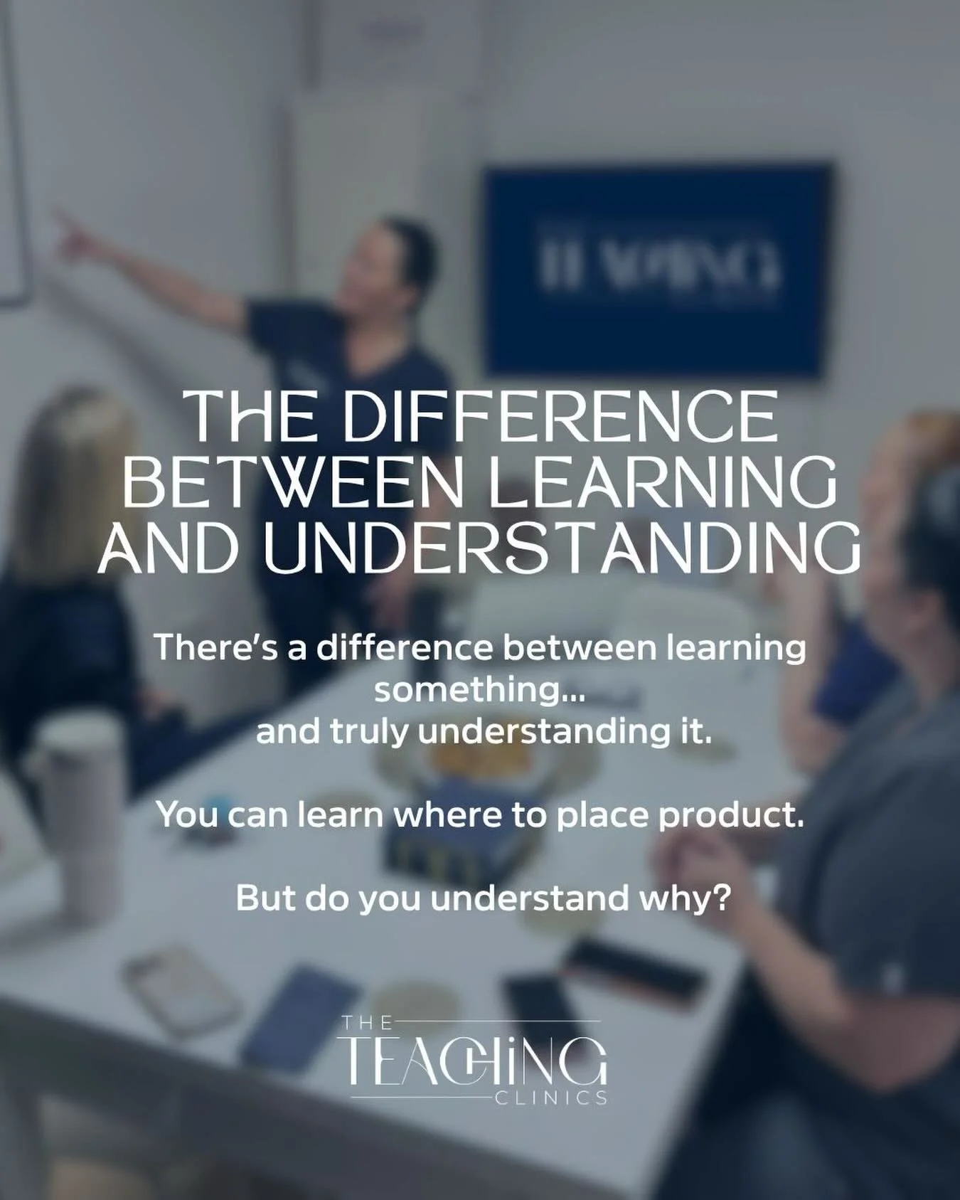 There&rsquo;s a difference between learning something&hellip;and truly understanding it.

You can learn where to place product.
But do you understand why?

You can follow a protocol.
But do you know when to adapt it?

You can copy a technique.
But ca