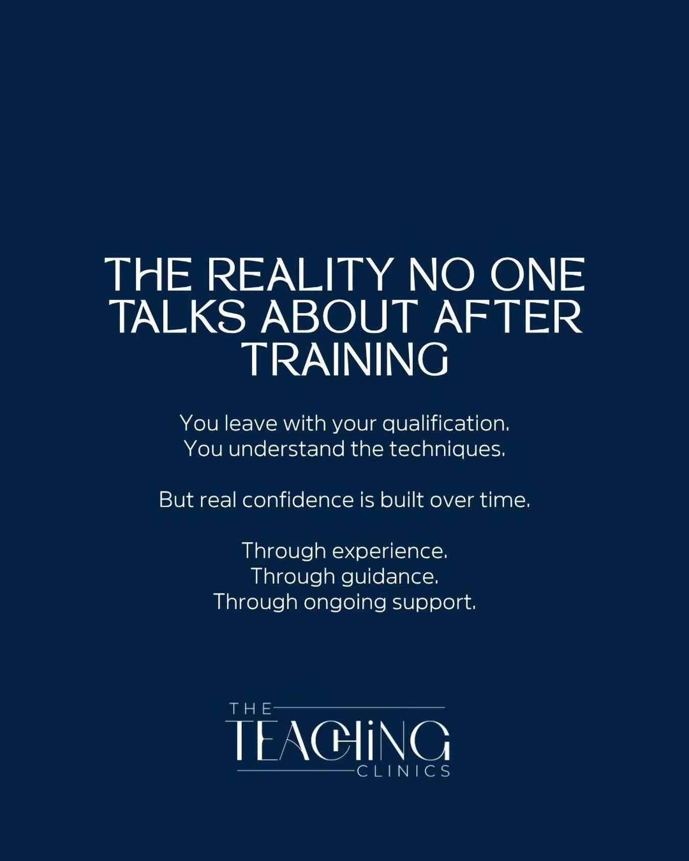 No one really talks about what happens after your first training course&hellip;

You go home with your certificate, your notes, your excitement, and then reality hits.

&ldquo;What if I forget something?&rdquo;
&ldquo;What if I&rsquo;m not ready yet?