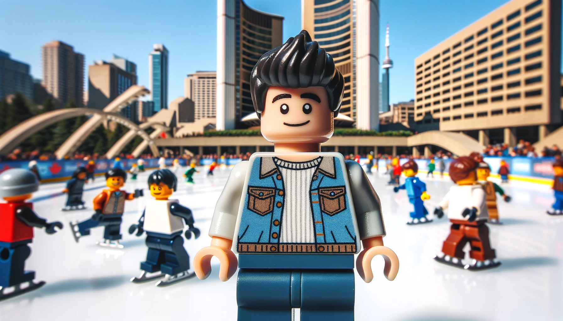 brandon condict as lego minifigure in toronto