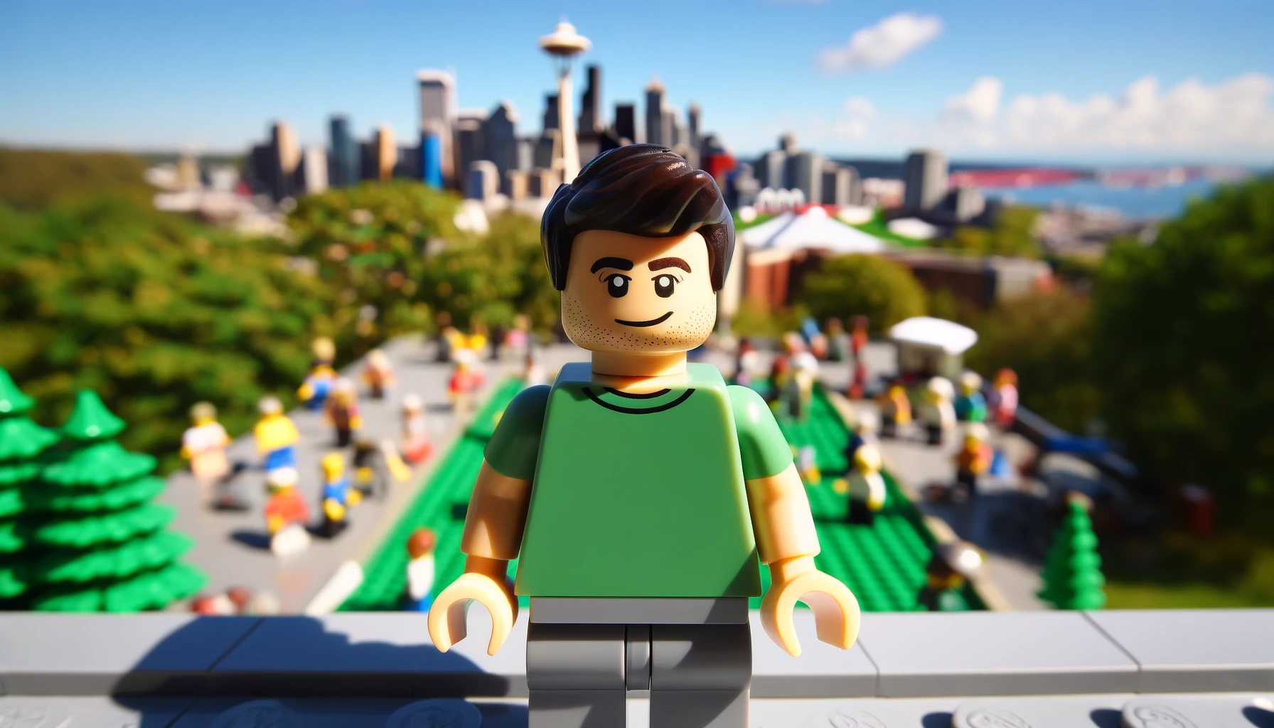 brandon condict as lego minifigure in seattle