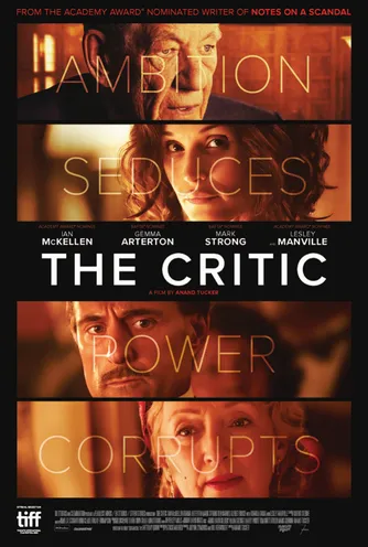 Movie poster for 'The Critic' post produced by Andy Evans