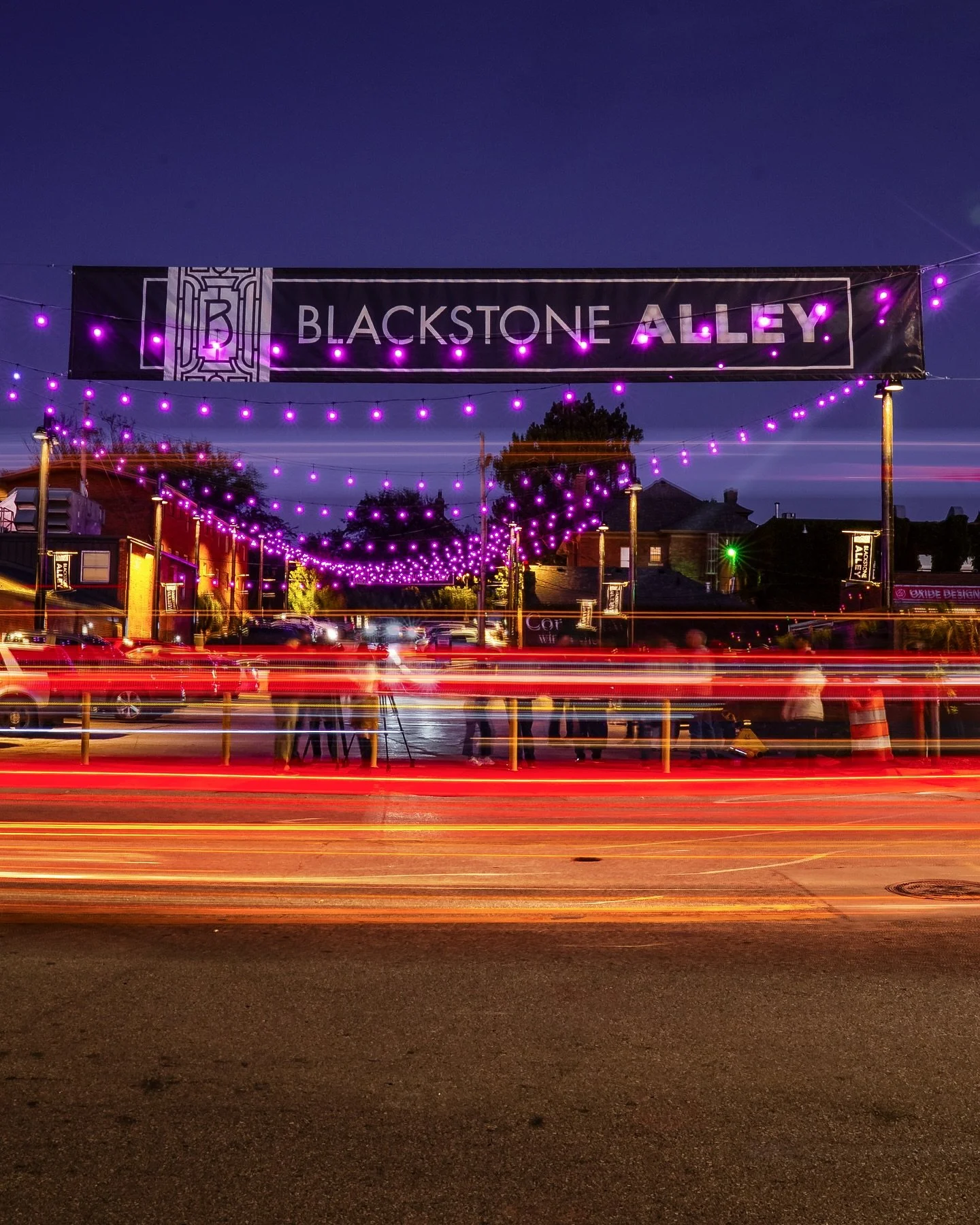 The Blackstone Alley ribbon cutting last night! Excited to see how this space evolves. Also really nice having our parking lot back!