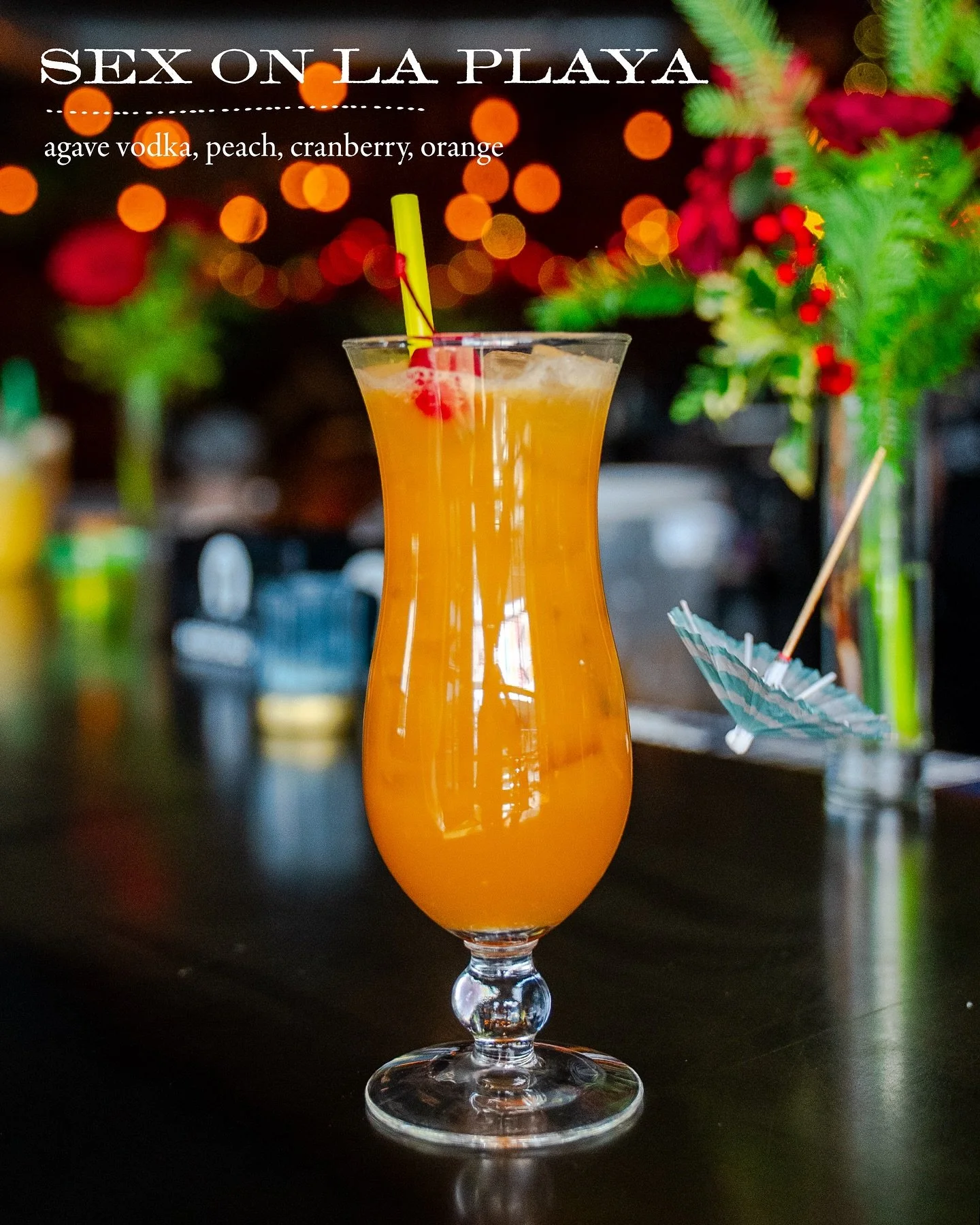 See you on la playa. Swipe to see our full Christmas in Cancun menu.