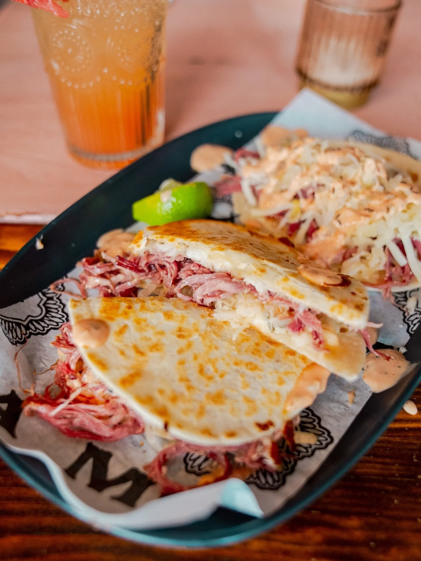 The Great Reuben Debate is back in Blackstone! We may never win this thing but that doesn&rsquo;t mean our reuben taco and reuben mulitas aren&rsquo;t legitimate crowd pleasers. Come and give them a shot! Swipe to see our full seasonal menu. Reubens 