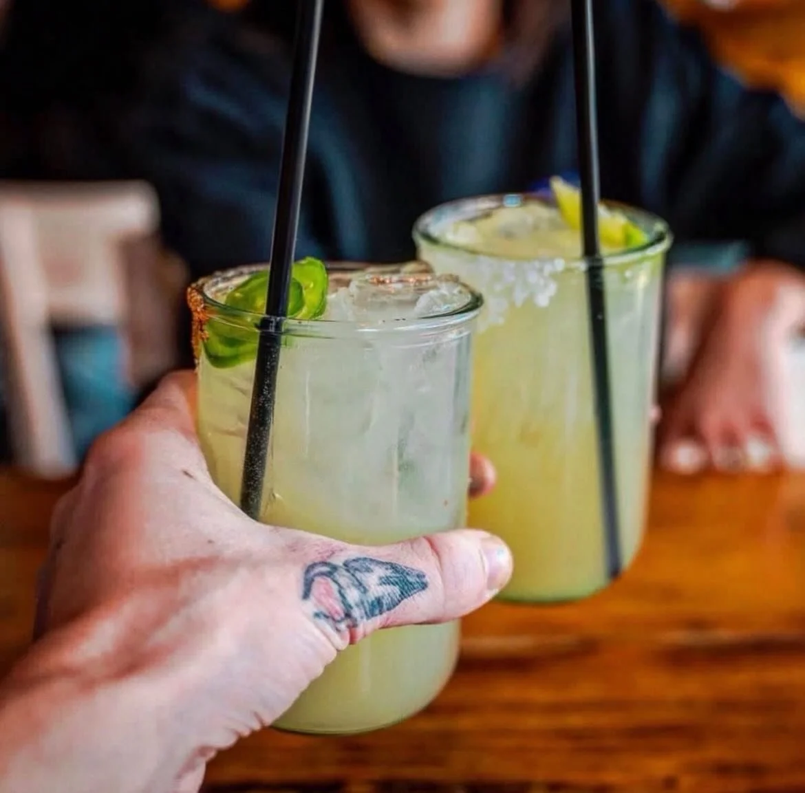 Great day for some margaritas with friends! Come kick off the week with all day happy hour!