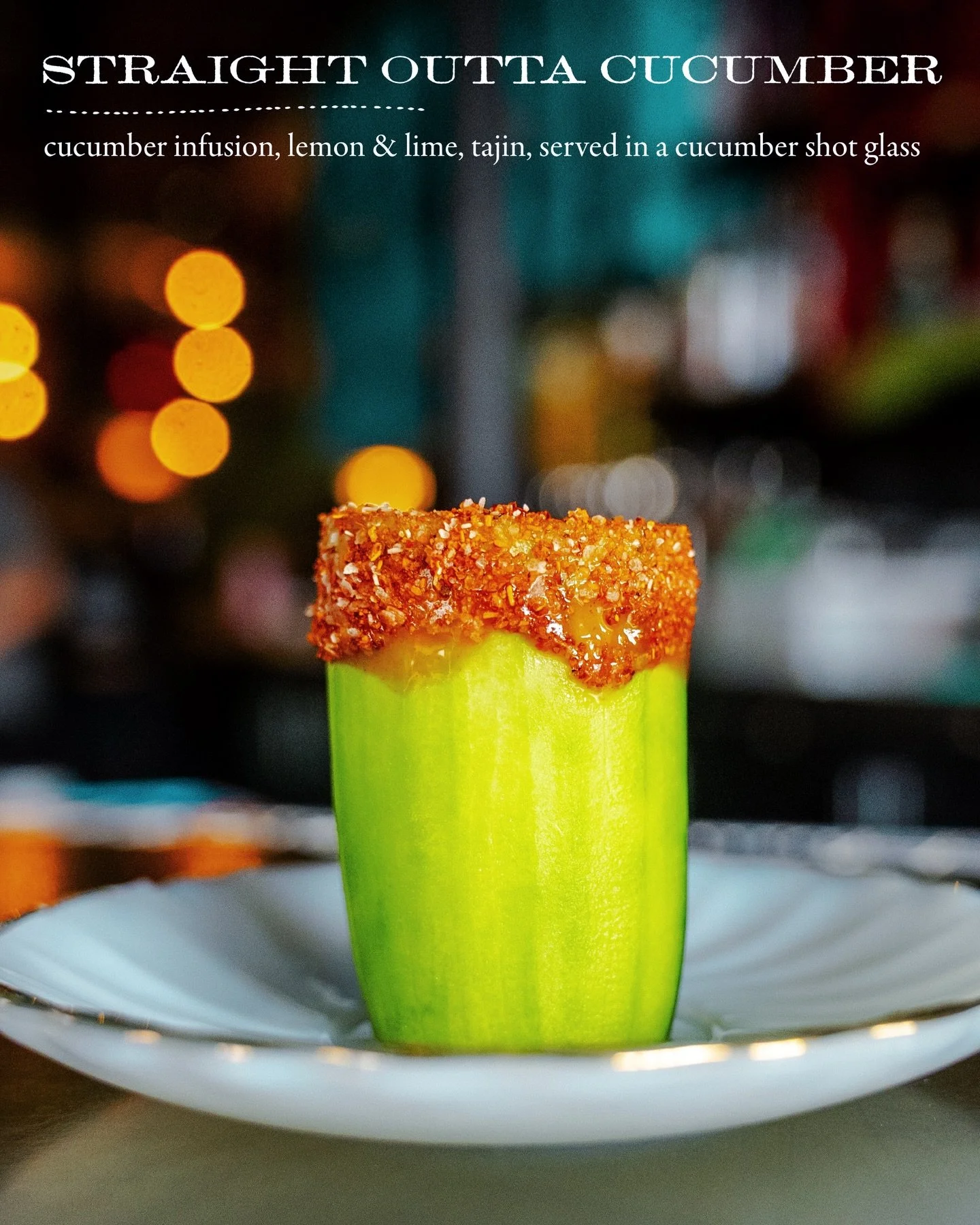 Cucumber shots all weekend for Paddy&rsquo;s day.