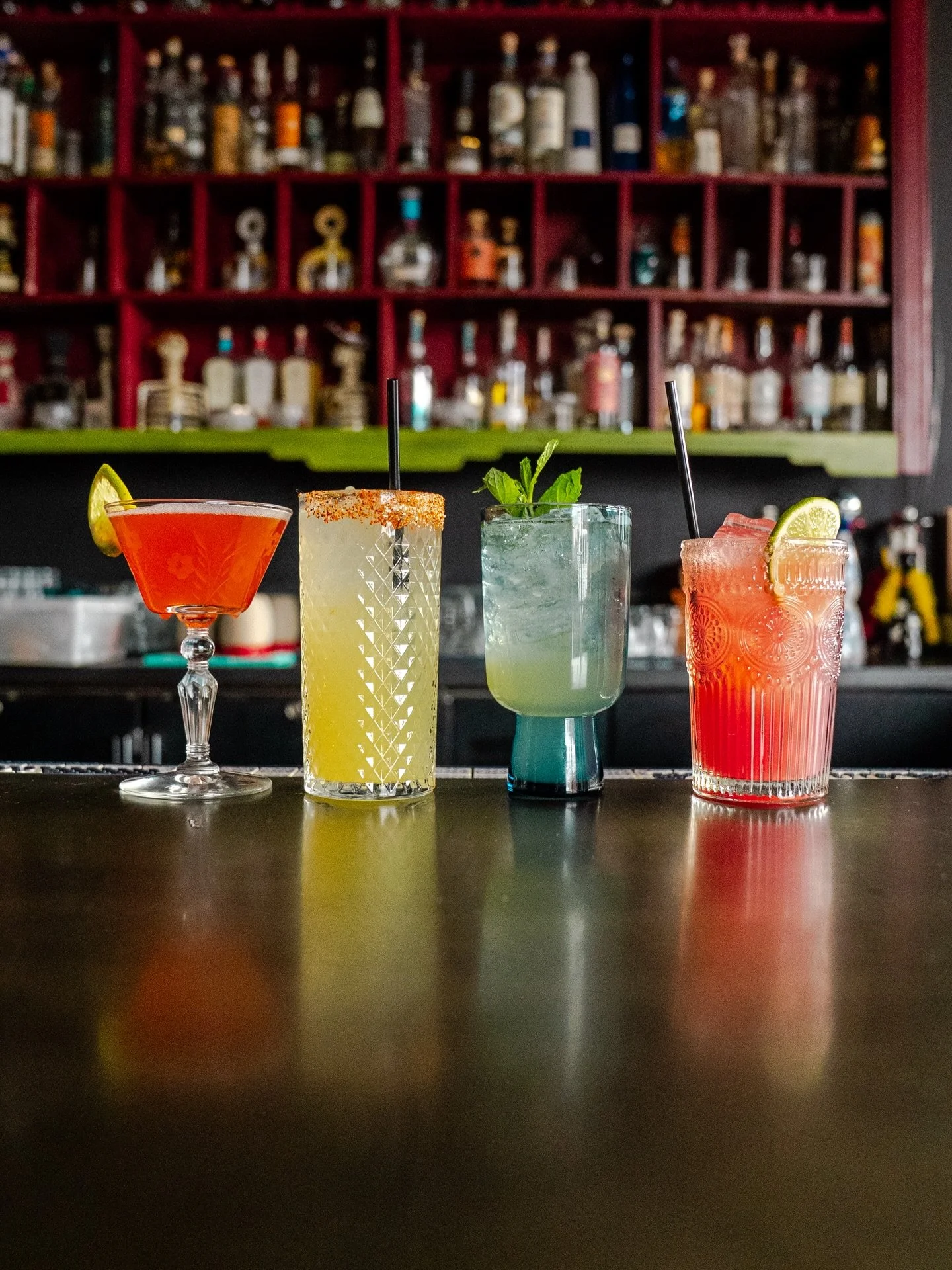 The Spring Seasonals lineup. These will be available through April. Swipe to see menu descriptions!